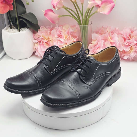 Sandro Moscoloni Black Cap Toe Derby Oxfords Men\'s Shoes Sz: 10.5 main image 11